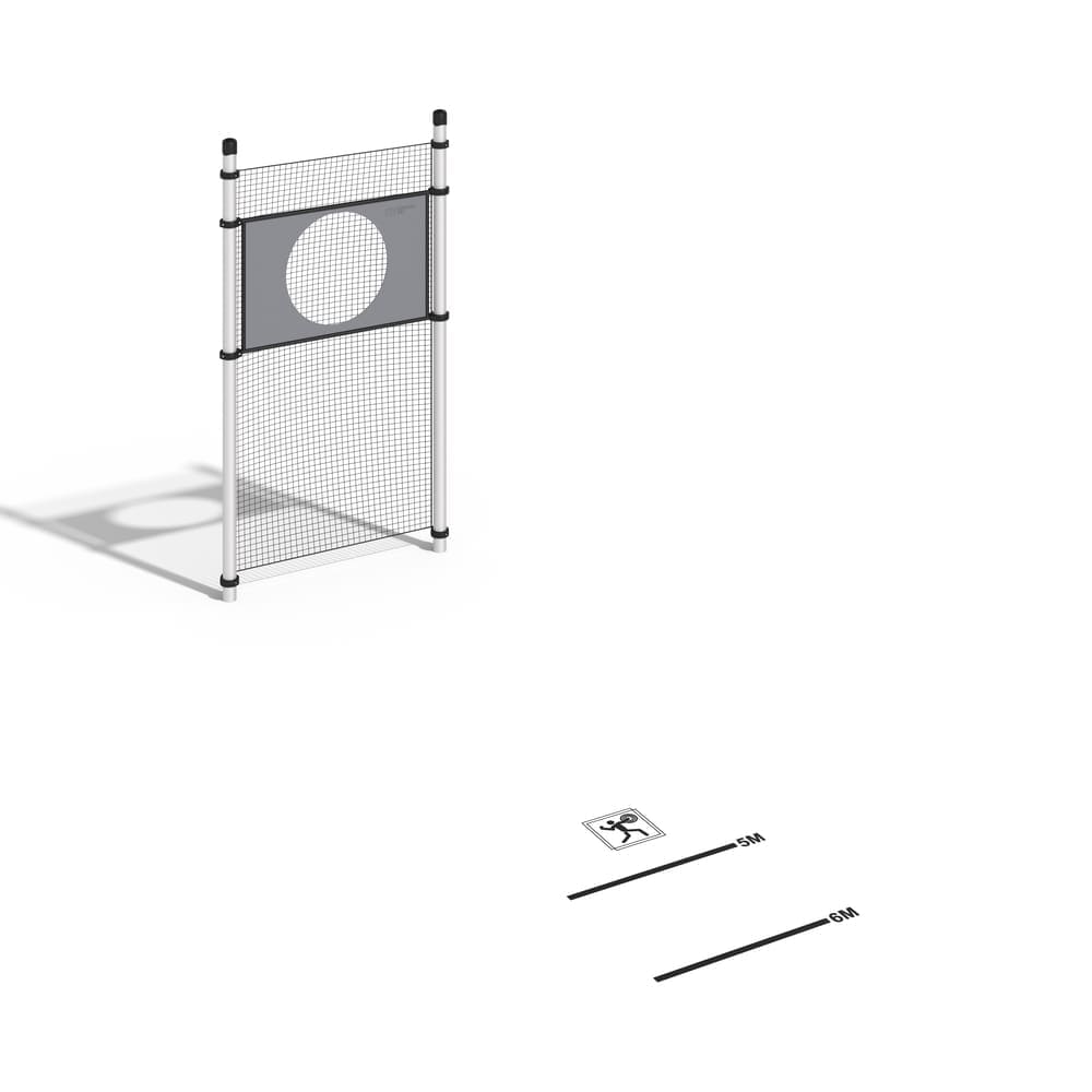 Мишень на стойках круглая